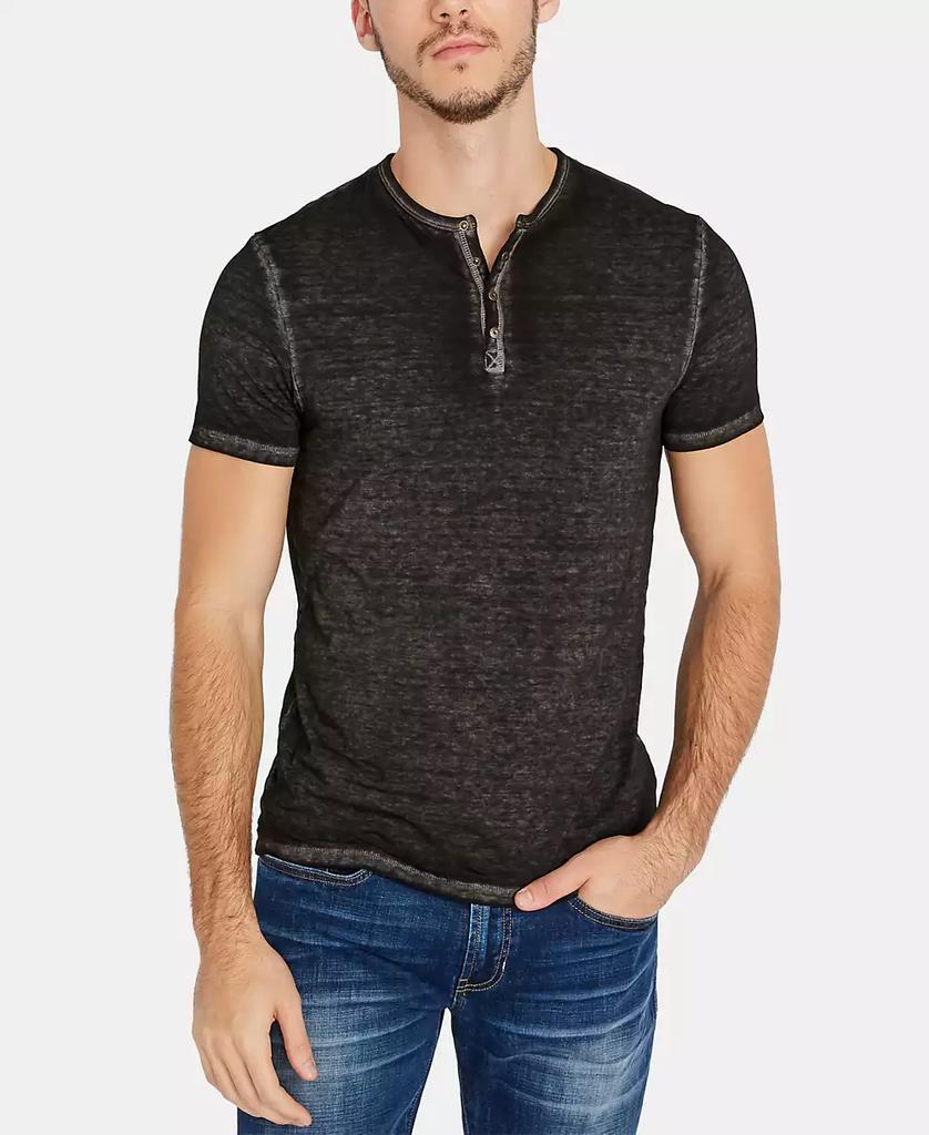 BUFFALO David Bitton Men’s Kasum Short Sleeve Henley Shirt