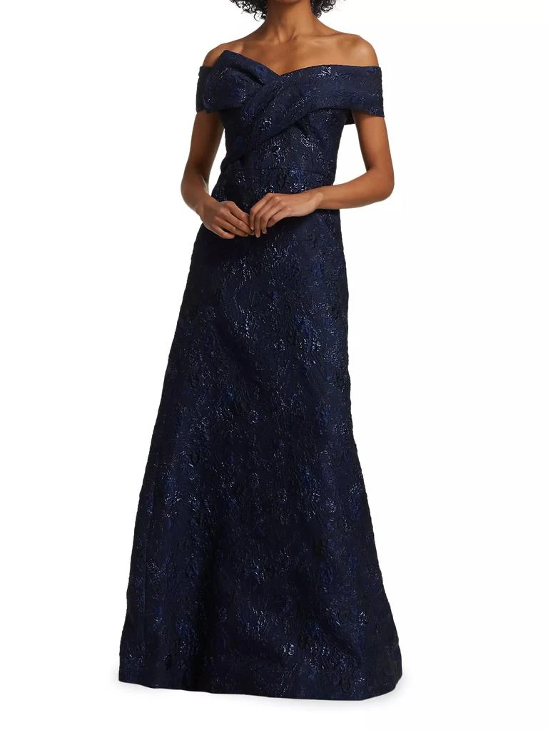 Teri Jon Off-The-Shoulder Gown 3
