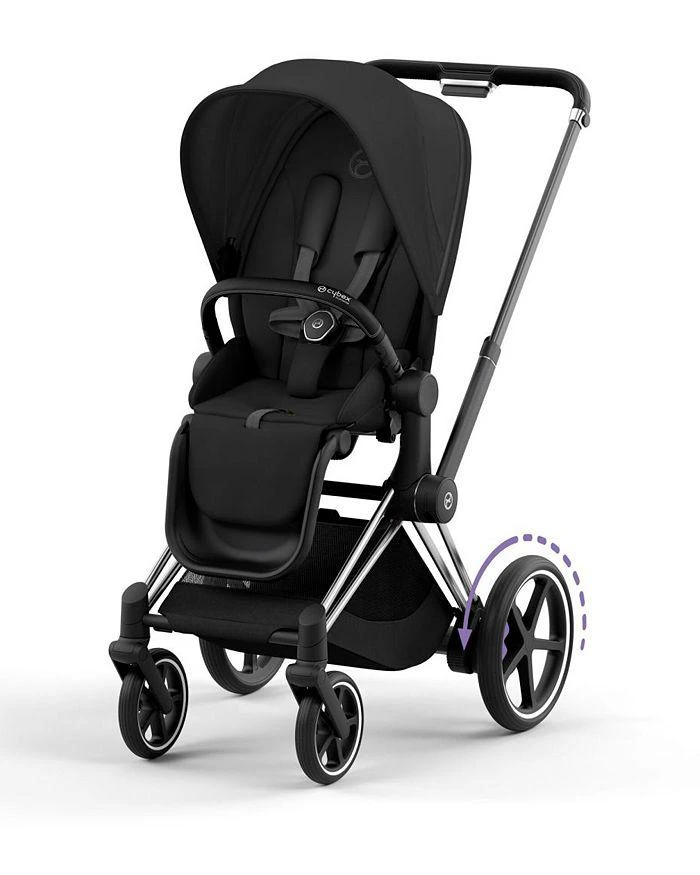 Cybex e-PRIAM 2 Stroller in Chrome with Black Handles