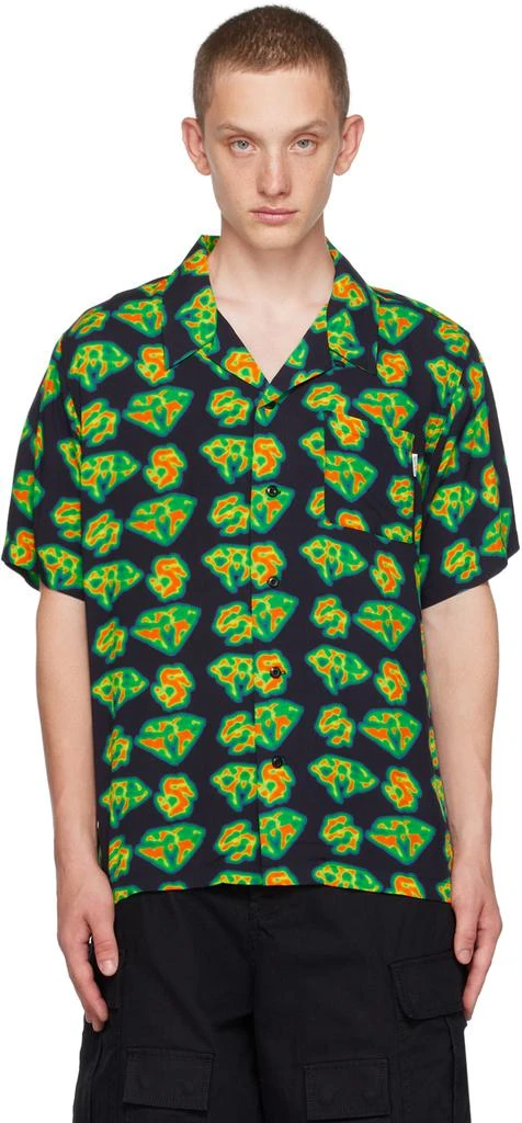 Billionaire Boys Club Black & Green Heat Map Shirt 1