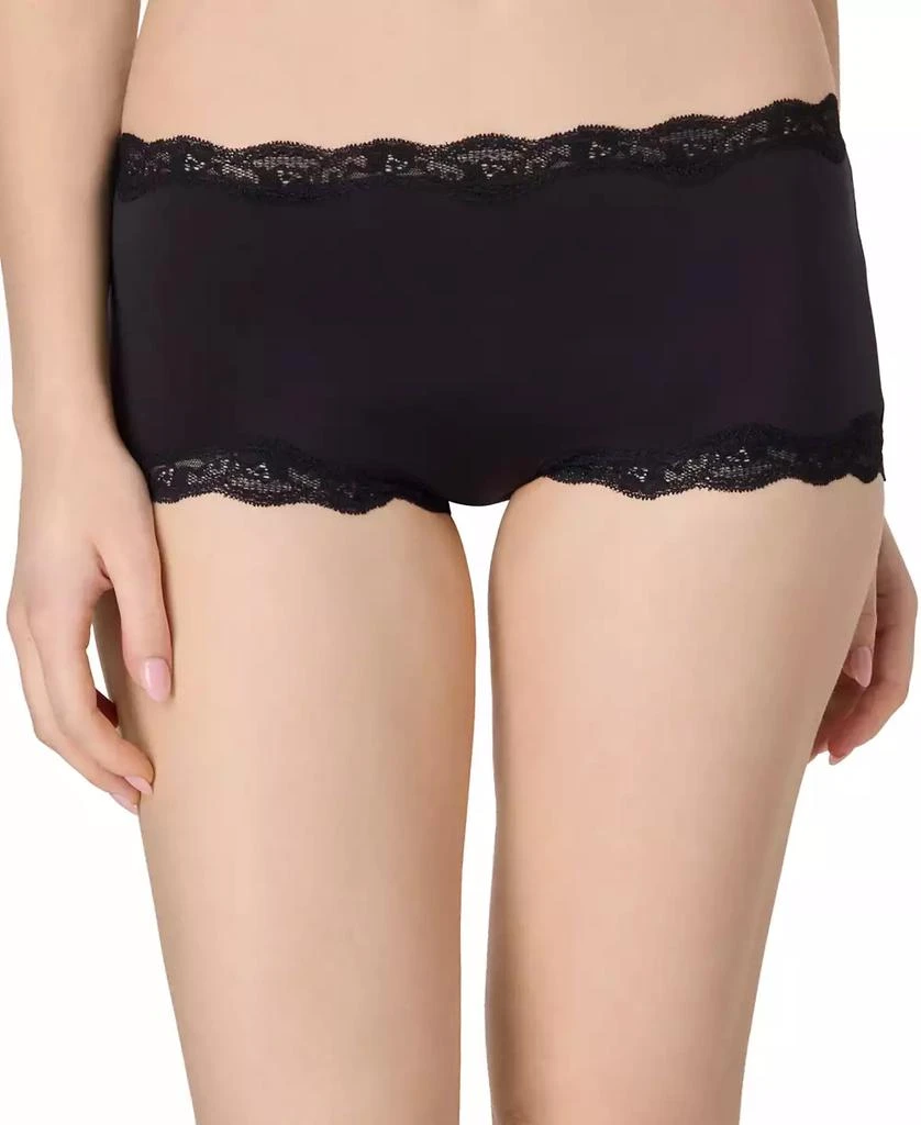 Maidenform Women
s Everyday Pretty Lace Mid Rise Boyshort Panty