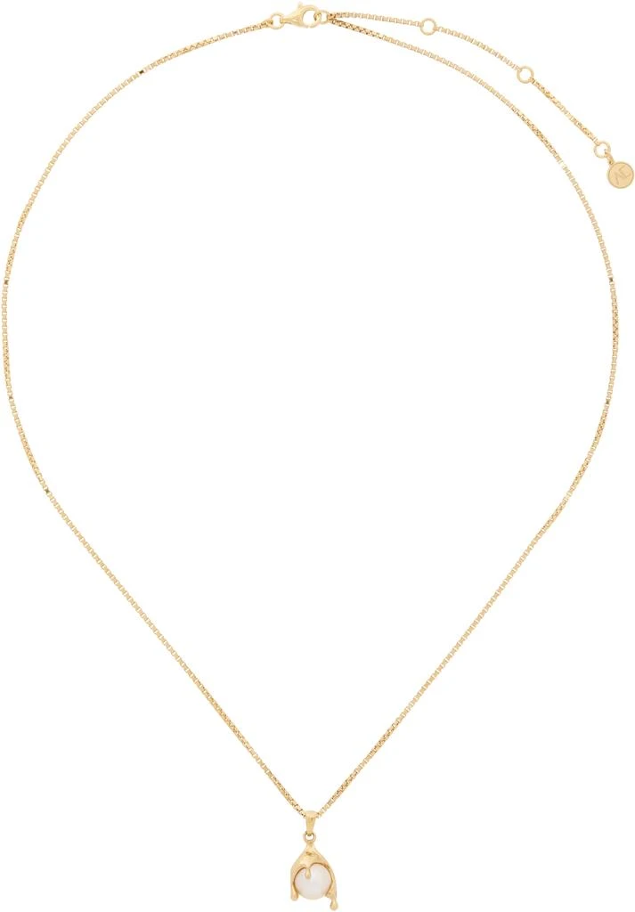 Alan Crocetti Gold Nano Pearl Melt Necklace 1