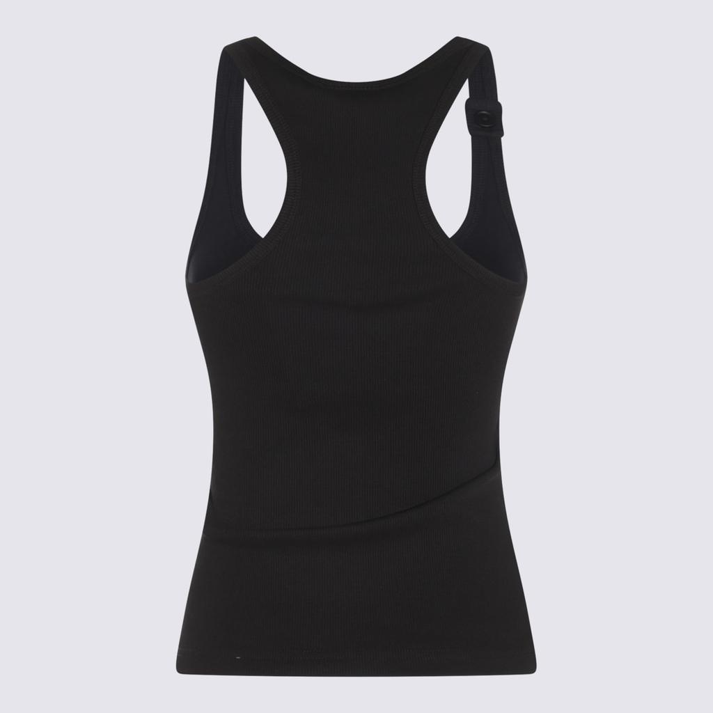 Courrèges Black Cotton Top