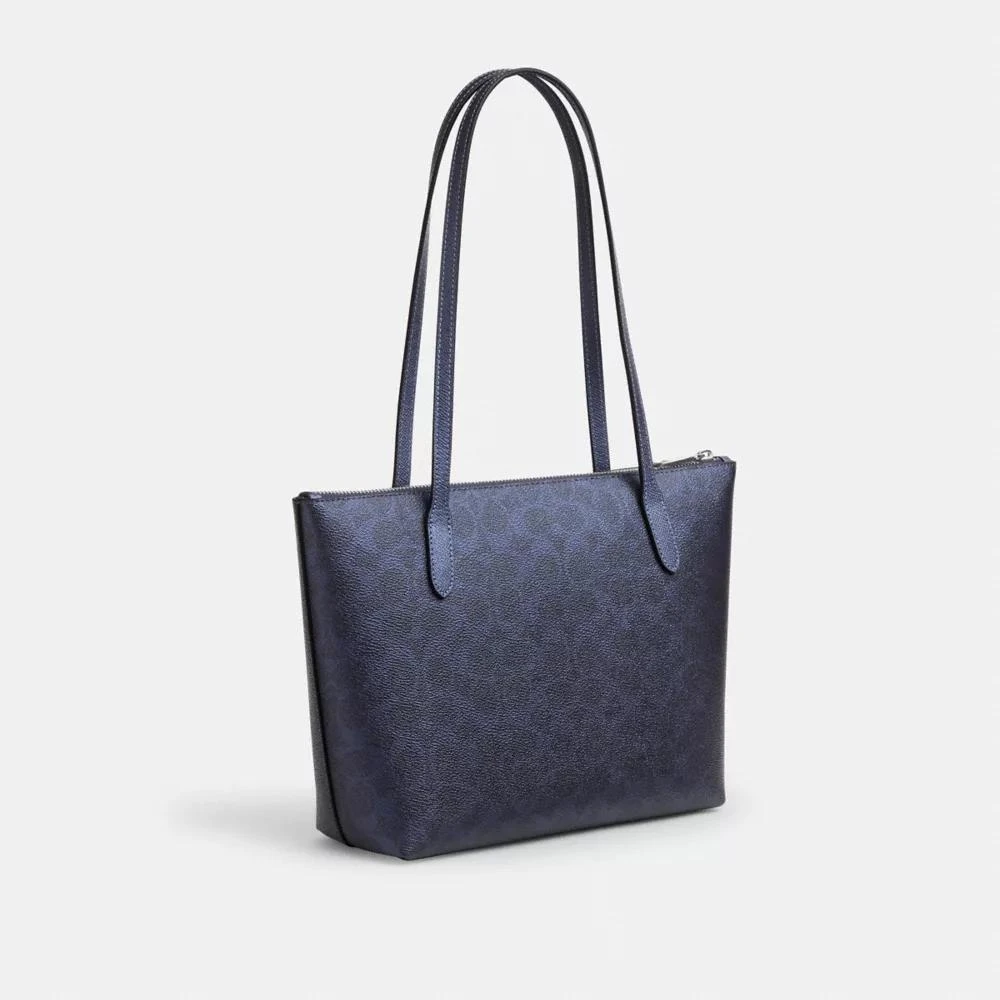 Coach Fiona Zip Tote Bag In Signature Canvas 3