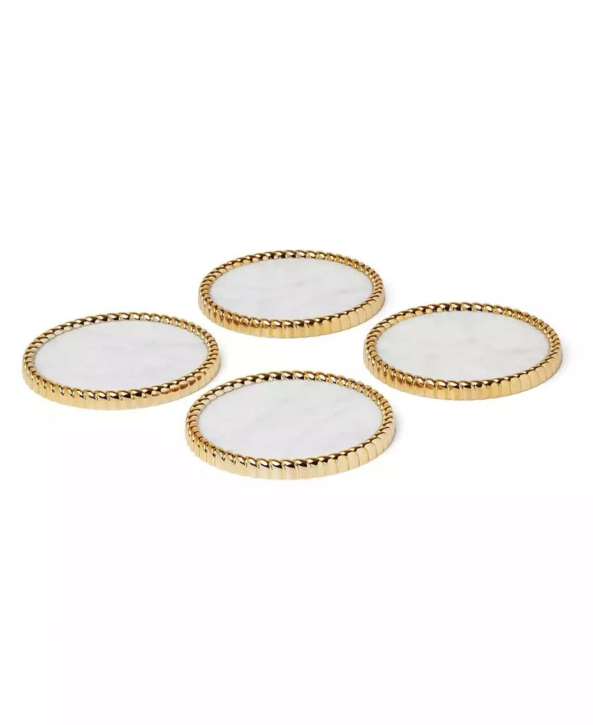 Reed 
Barton Roseland Metal Coasters, Set of 4 2