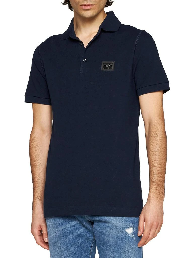 Dolce & Gabbana Dolce & Gabbana Logo Plaque Short Sleeved Polo Shirt 3