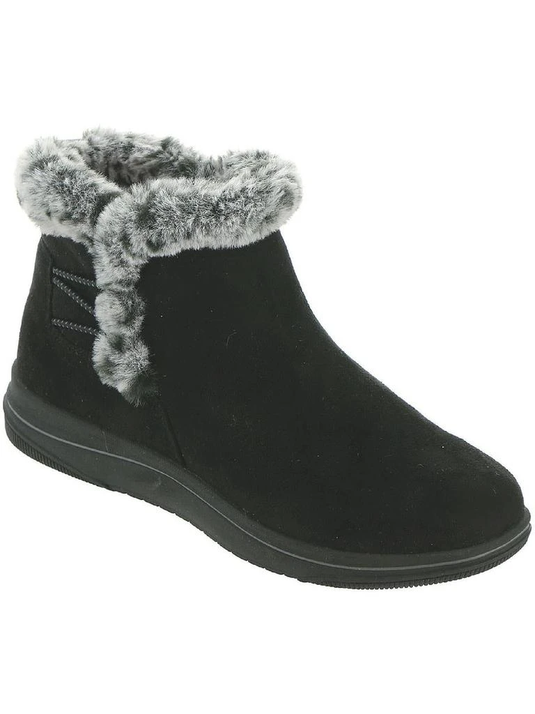 Clarks Breeze Fur Womens Pull-on Casual Ankle Boots 1