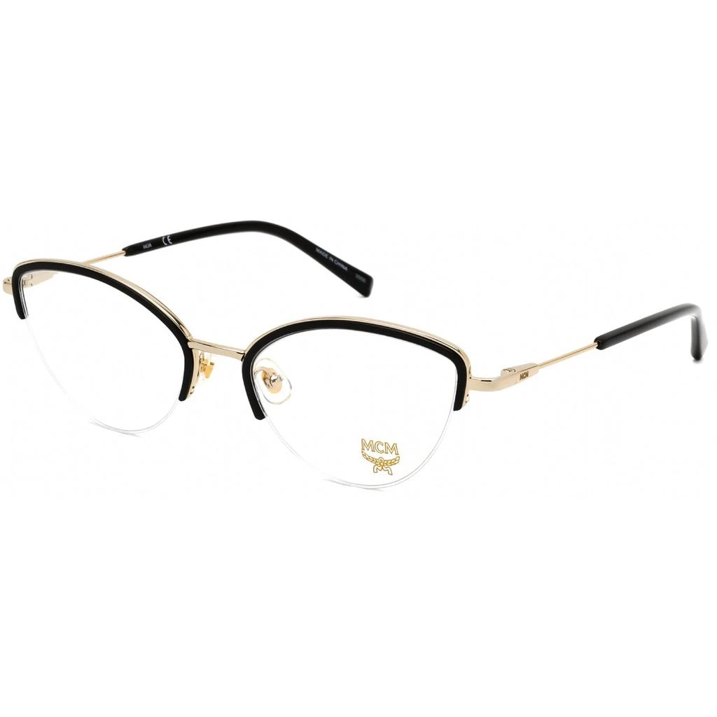 MCM MCM Women's Eyeglasses - Clear Lens Black/Gold Cat Eye Shape Frame | MCM2142 001 1