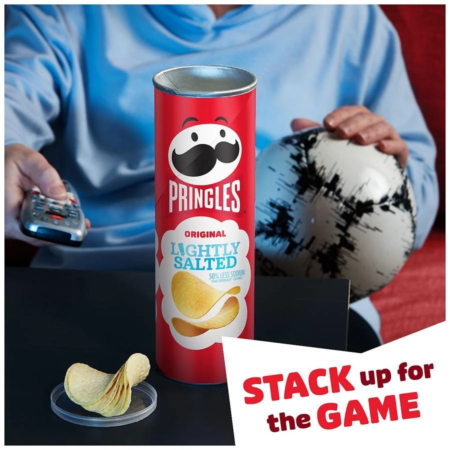 Pringles Potato Crisps Chips Lightly Salted Original 3