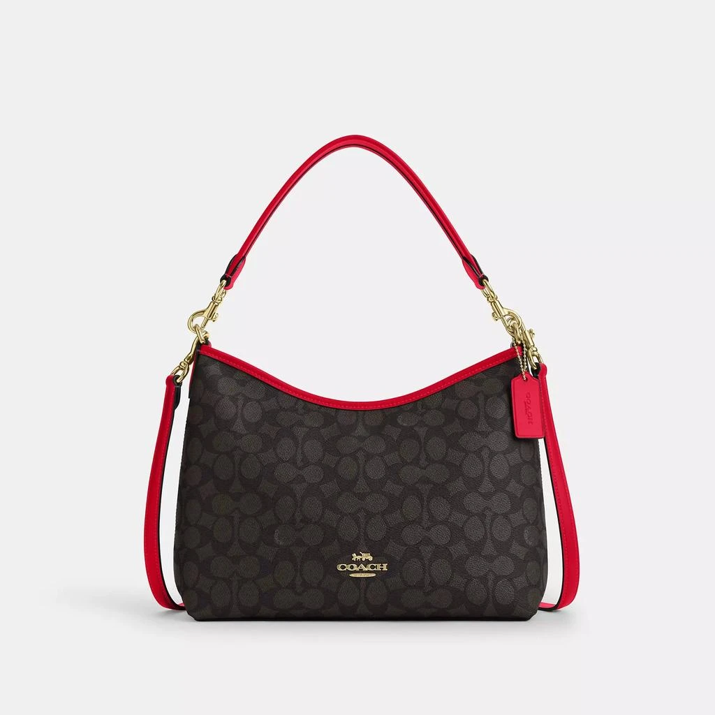 Coach Outlet Laurel Shoulder Bag In Signature Canvas 1