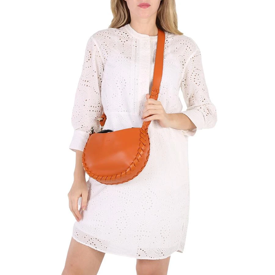 Chloé Mate Shoulder Bag Small in Orange 2