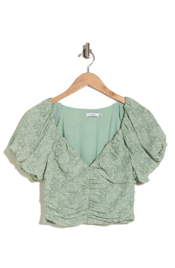 Lush Textured Ruched Top 3