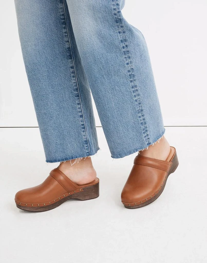 Madewell The Cecily Clog in Oiled Leather 4