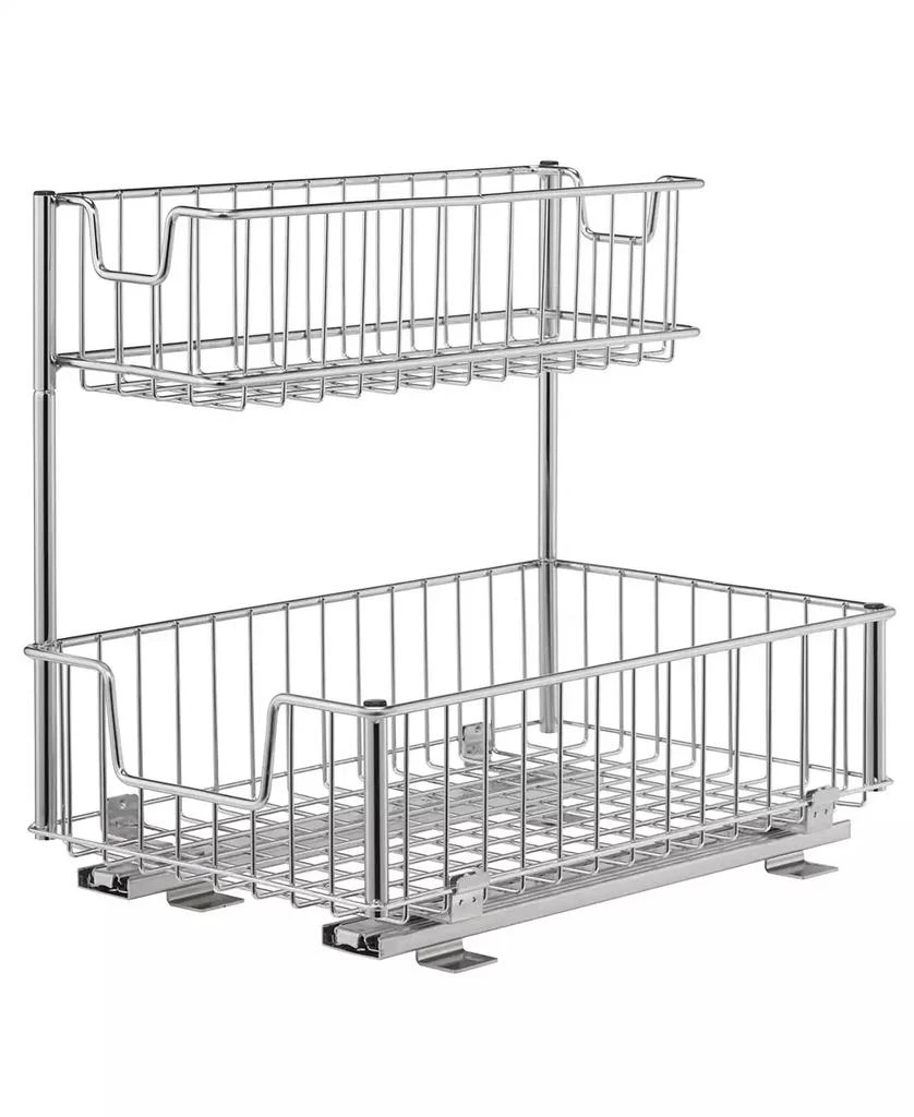 TRINITY Sliding Under Sink Organizer, Pack of 2