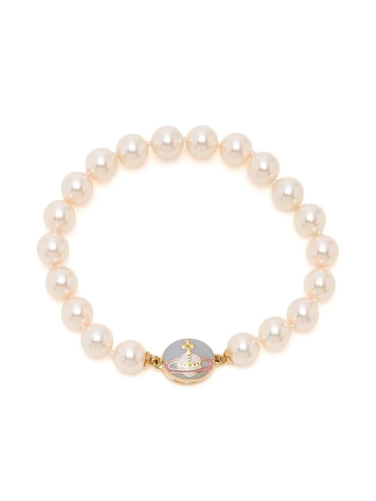 Vivienne Westwood Pearl Bracelet with White