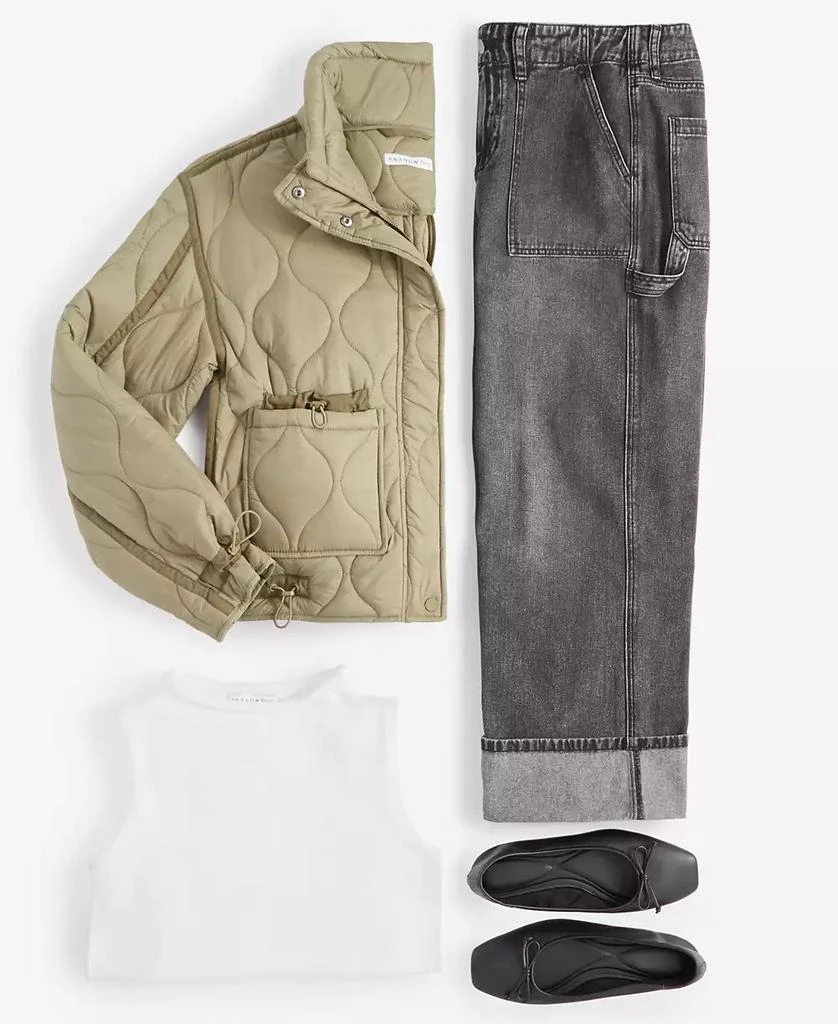 And Now This Women's Quilted Long-Sleeve Jacket, Created for Macy's 5