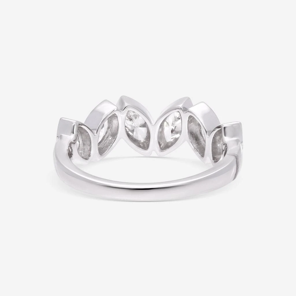 Ina Mar Ina Mar 18K White Gold Marquise Cut Diamond 0.95ct.twd. Ring Sz. 6 ALR-19902 3