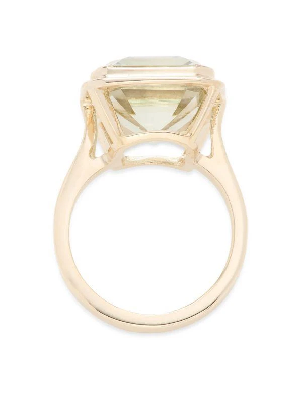 Effy 14K Yellow Gold & Green Amethyst Ring 3