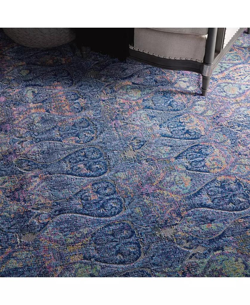 Nourison Ankara Global ANR08 Navy and Multi 7'10" x 9'10" Area Rug