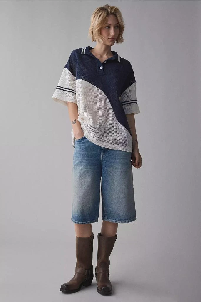 BDG BDG Billie Oversized Lace Polo Shirt 1
