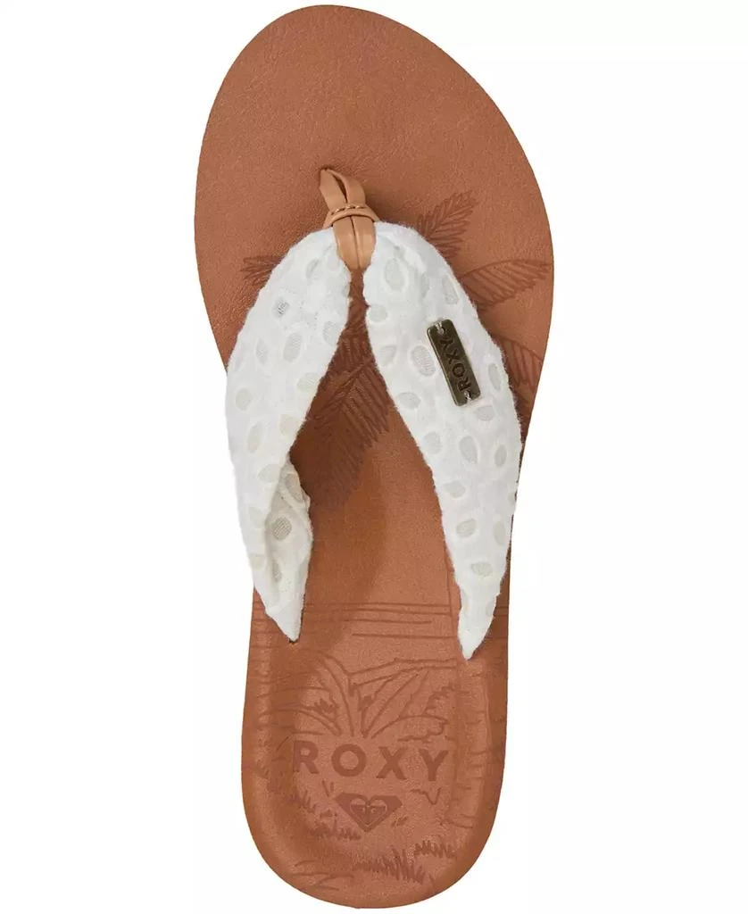 Roxy Women's Tulum Slip-On Flat Sandals 9