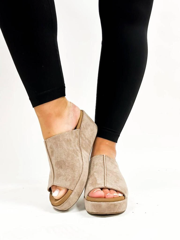 Corkys Footwear Corkys Footwear - Women's Faux Suede Here For It Shoes 3
