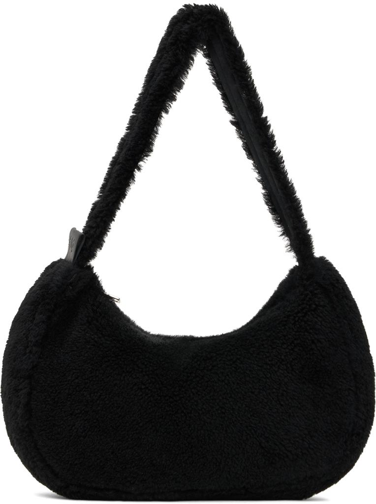 Yves Salomon Black Fur Shoulder Bag