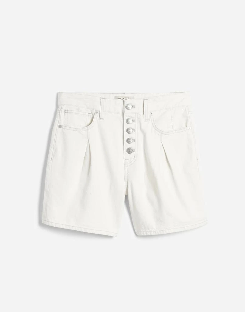 Madewell The 
90s Mid-Length Jean Short in Vintage Canvas: Button Front Edition 6