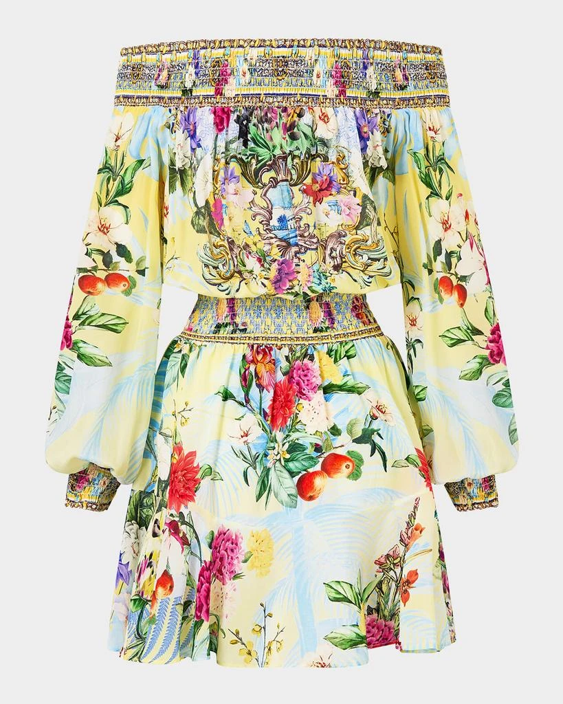 Camilla Flor Fantastica Off-Shoulder Mini Dress 2