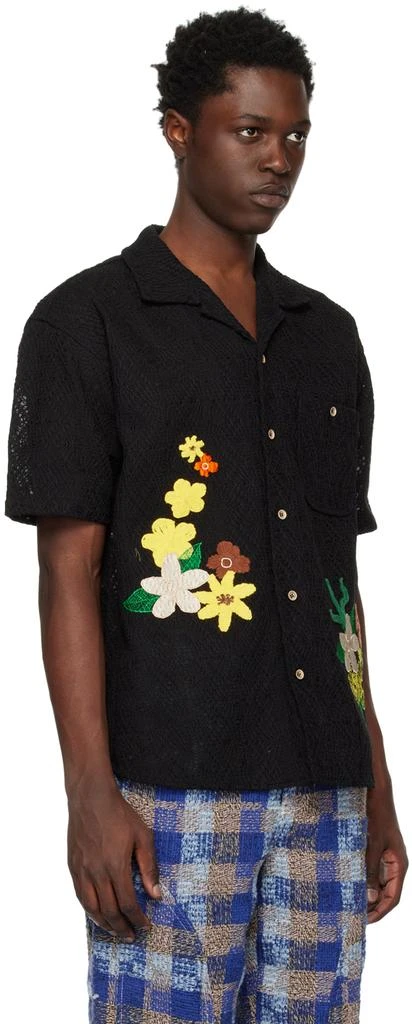 ANDERSSON BELL Black Floral Shirt 2