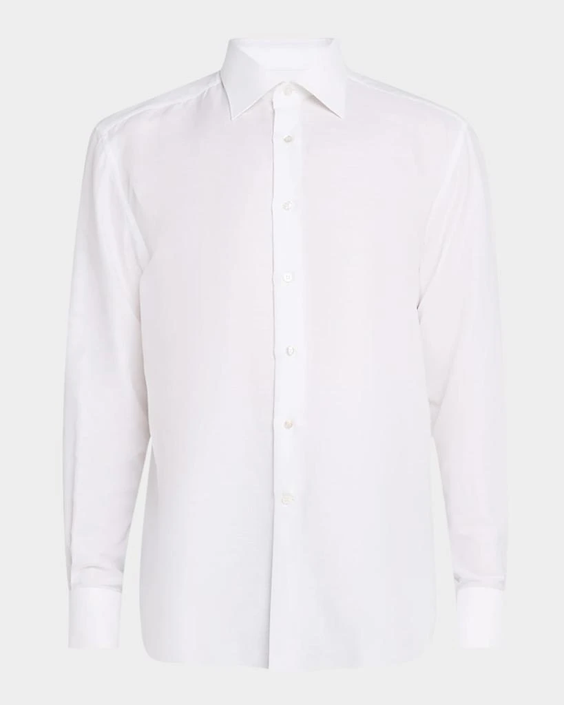 Stefano Ricci Men's Cotton-Linen Dress Shirt 1