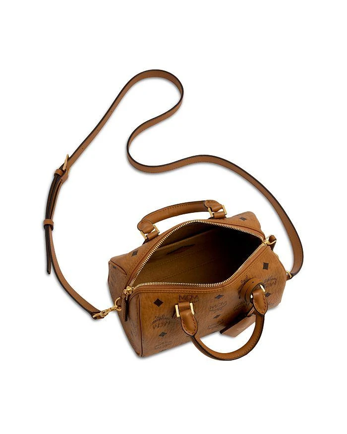 MCM Ella Boston Visetos Small Top Handle Bag 3