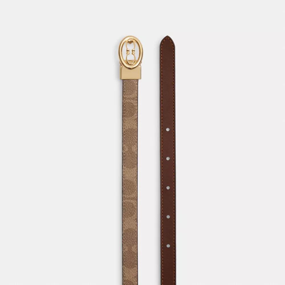 Coach Signature Buckle Cut To Size Belt, 18 Mm