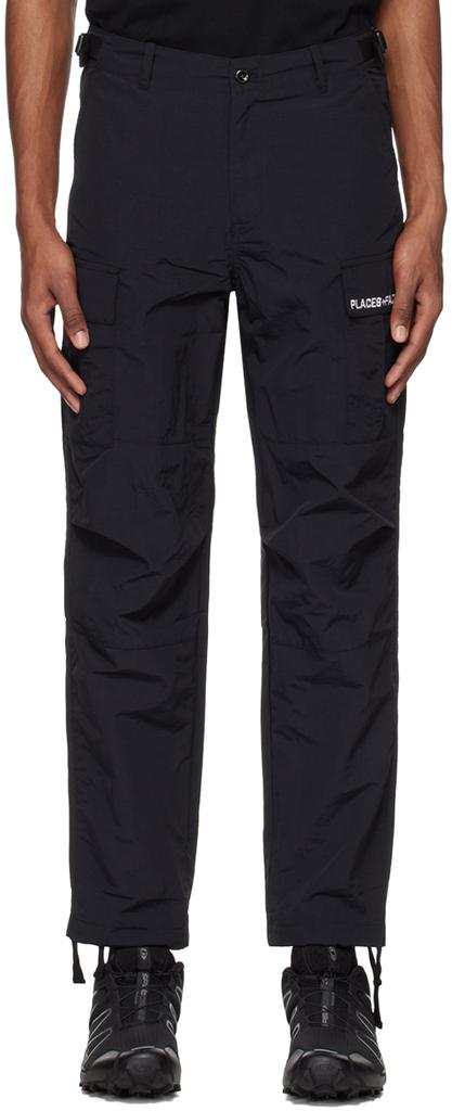 PLACES+FACES Black Cinch Belt Cargo Pants