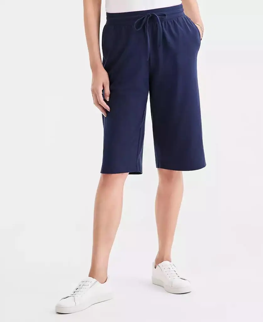 Style & Co Women's Mid Rise Sweatpant Bermuda Shorts, Created for Macy's 3