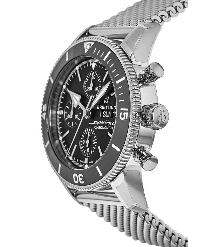BREITLING Breitling Superocean Heritage Chronograph 44 Black Ceramic Bezel Steel Men&apos;s Watch A13313121B1A1 3