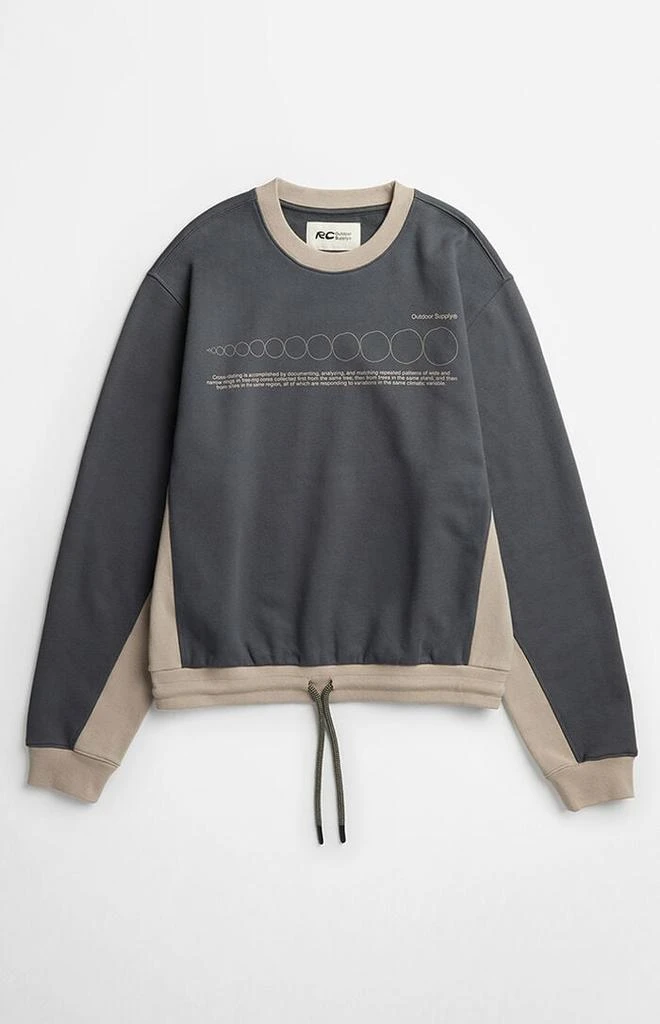 RC Outdoor Supply Tree Rings Crew Neck Sweatshirt 1