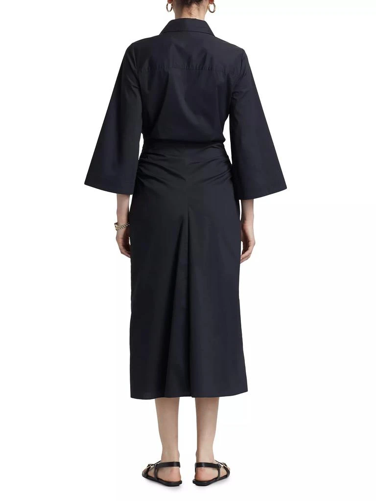 VERONICA BEARD Haydon Cotton-Blend Tailored Shirtdress 5