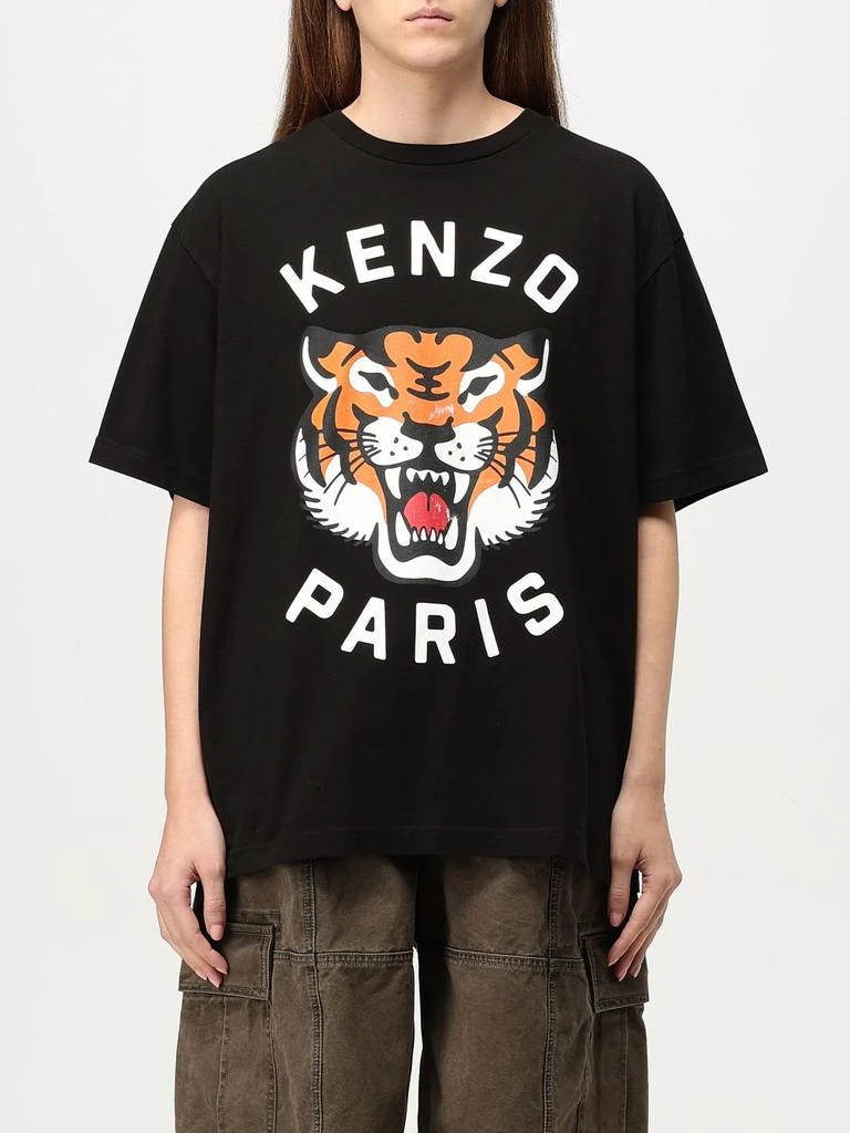 Kenzo Tiger T Shirt Women Kenzo Brand Kenzo Shirt Women Black KENZO Paris  Classic Tiger Icon, image size:768x1024