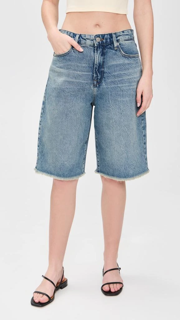 Good American Good Standard Ease Bermuda Shorts 6