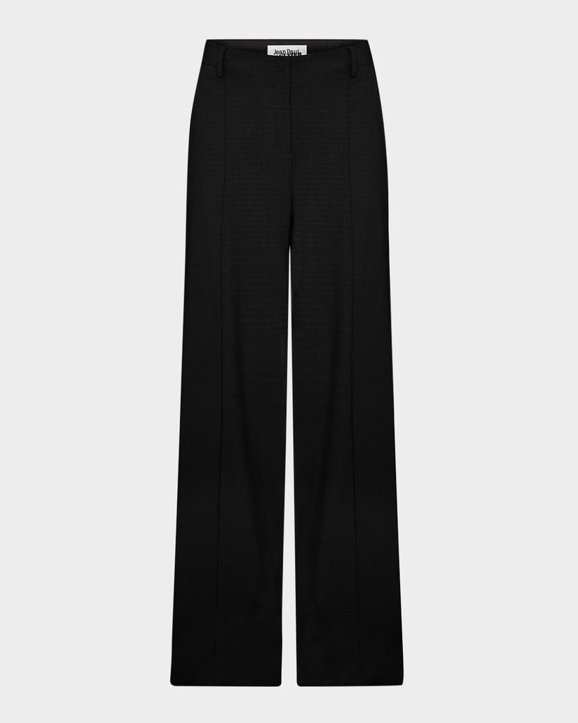 Jean Paul Gaultier Straight-Leg Stirrup Tailored Pants