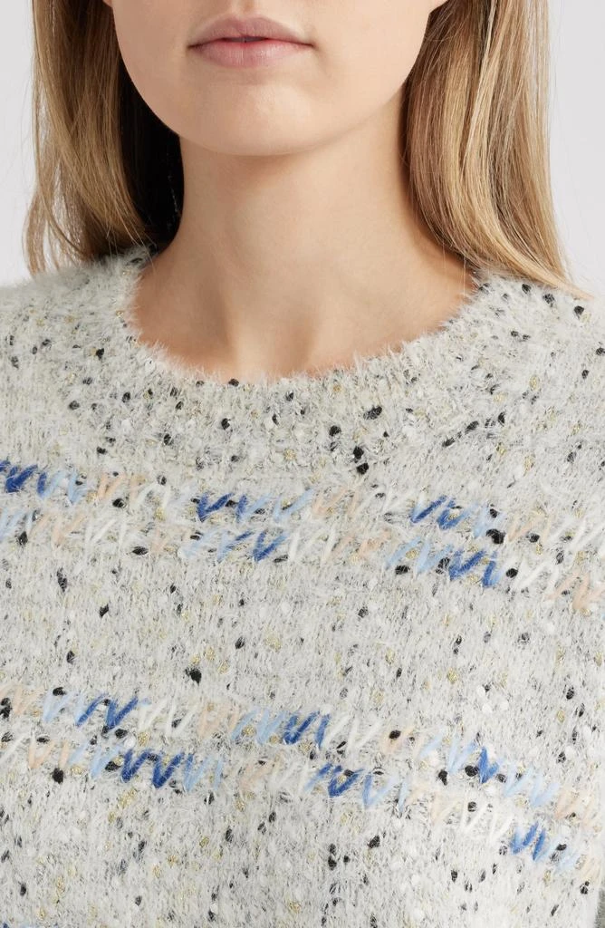 Bobeau Eyelash Crewneck Sweater 4