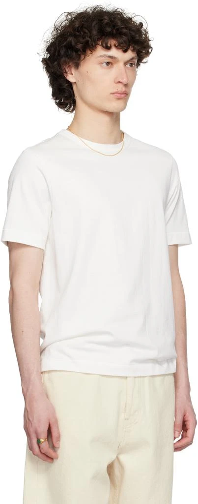 Merz b. Schwanen White 214 Loopwheeled T-shirt 2