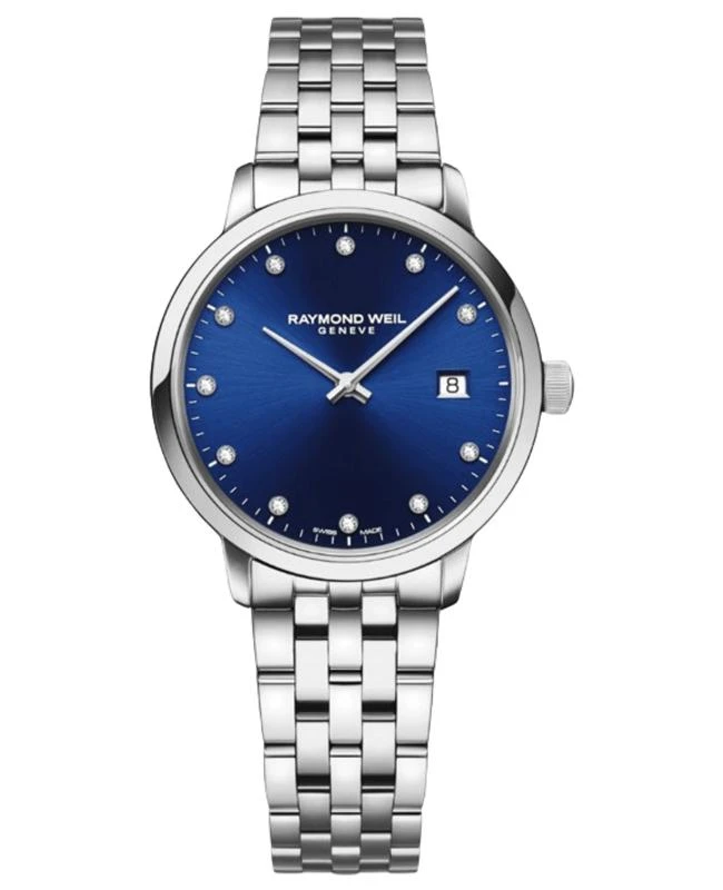 Raymond Weil Raymond Weil Toccata Blue Diamond Dial Steel Women's Watch 5985-ST-50081 1