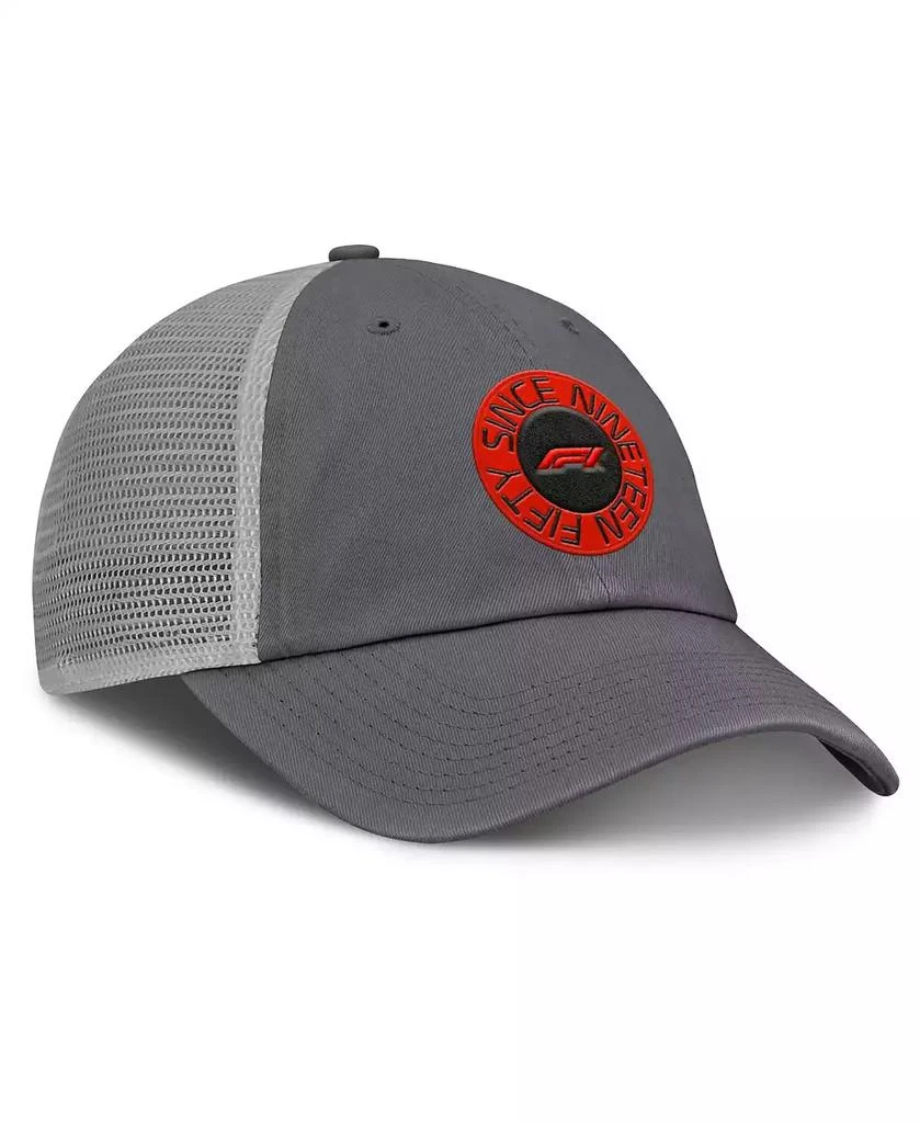 Formula 1 Men's Charcoal/Gray Fleet Adjustable Hat 3