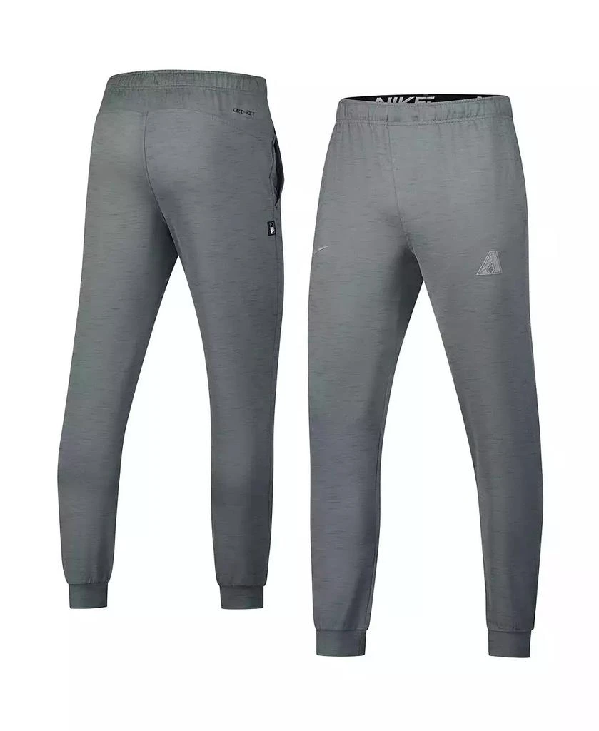 NIKE Men's Heather Gray Arizona Diamondbacks Travel Performance Pants 1
