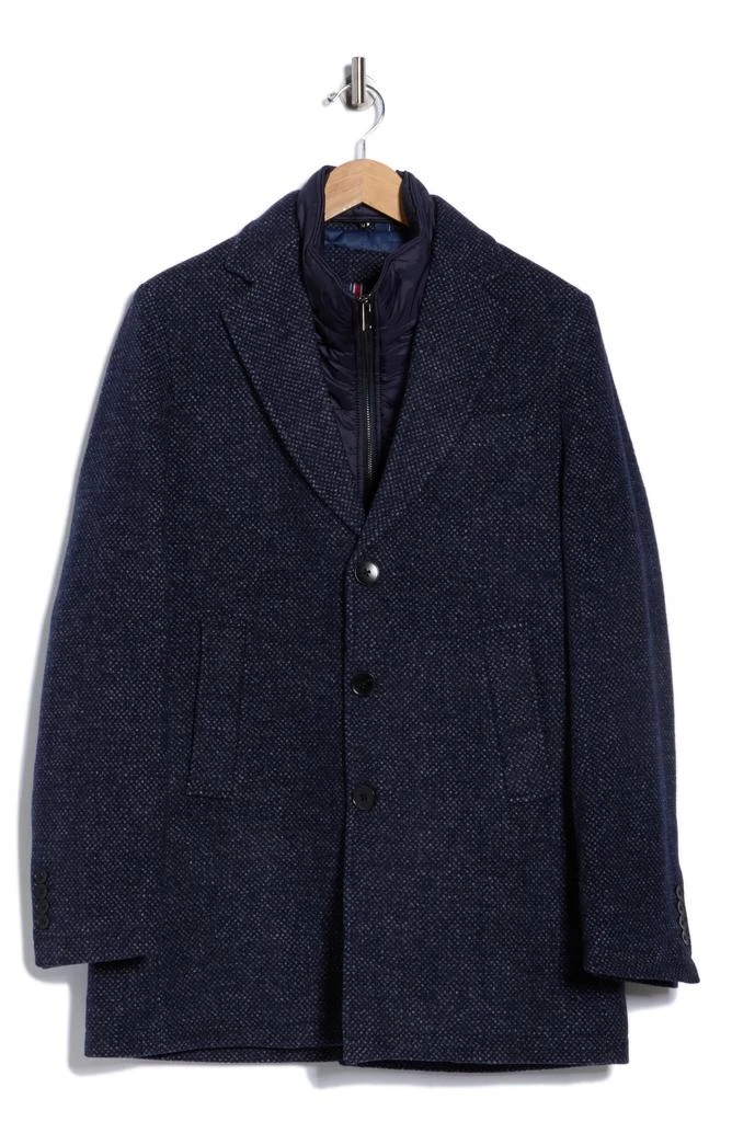 SOUL OF LONDON Melton Coat with Removable Bib 3