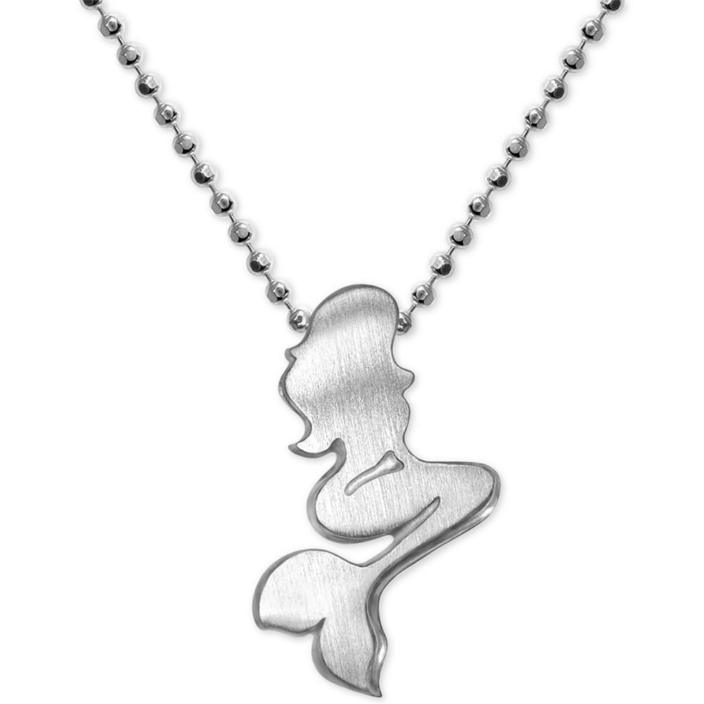 Alex Woo Mermaid Pendant Necklace in Sterling Silver