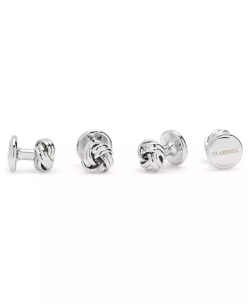 Ox and Bull Trading Co. Men's Knot Cufflink and Stud Set 2