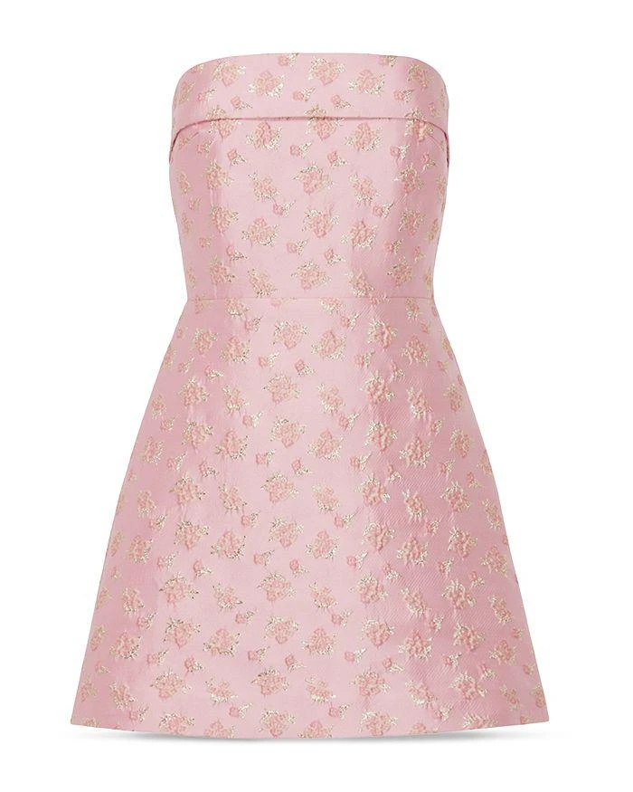 SAU LEE Jodie Jacquard Dress 5